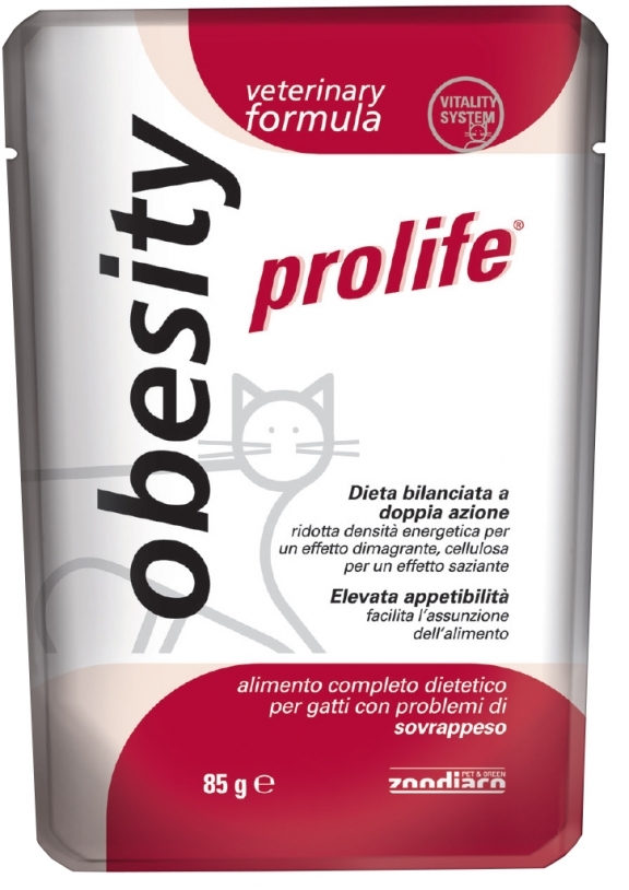 Complete dietetic pet food for cats, formulated to reduce excess body weight.
